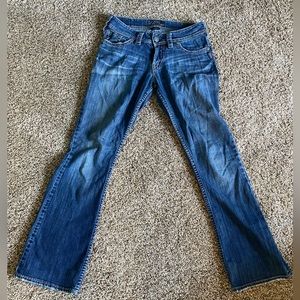Silver Suki Surplus Jeans bootcut blue 28x32